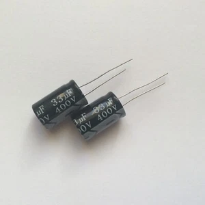 5pcs 33UF 400V 105℃ 13x21mm Capacitor FIT 33UF 160V 200V 250V 350 V - Picture 1 of 2