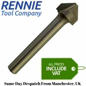 1/4" Shank x 1/2" V-Groove Router Bit Folding for ACM Panels Alucobond Dibond  - Picture 1 of 10