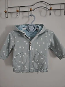 bellybutton Sweatjacke Gr 56 blau Junge Mädchen Bio Baumwolle Baby Neu - Bild 1 von 5