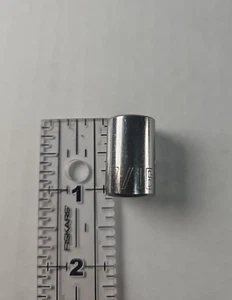 Craftsman SAE 7/16 Inch Socket, 1/4 Inch Drive, #CMMT43498 Brand New W/O Box - Bild 1 von 3