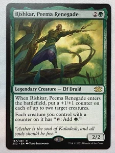 MTG Double Masters 2022 Rishkar, Peema Renegade 157 NM/M - Imagen 1 de 1