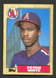 1987 Topps Tiffany #139 DEVON WHITE Rc California ANGELS Nm-Mt+ c - Picture 1 of 2
