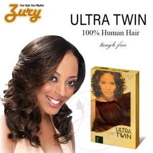 Zury Ultra Twin 100% Human Hair 8",10",12",14",16",18" - Picture 1 of 3