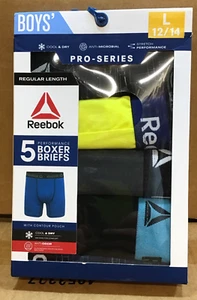 Reebok Performance Pro-Series 5 Pack Boys Boxer Breifs Z23 - Picture 1 of 4
