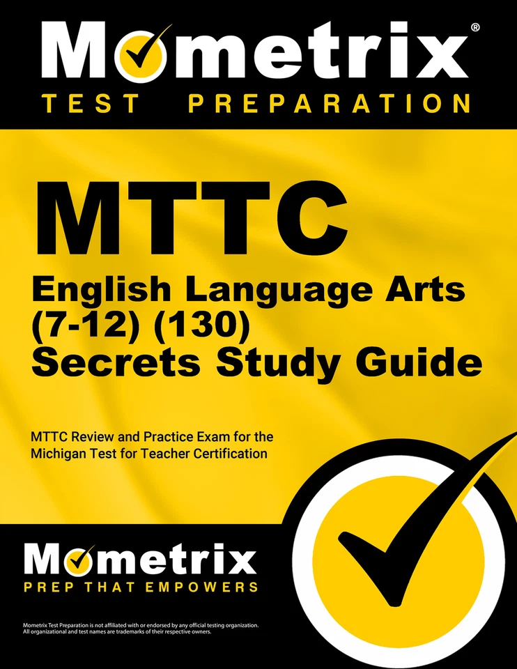 MTTC English Language Arts (7-12) (130) Secrets Study Guide - Image 1 of 1