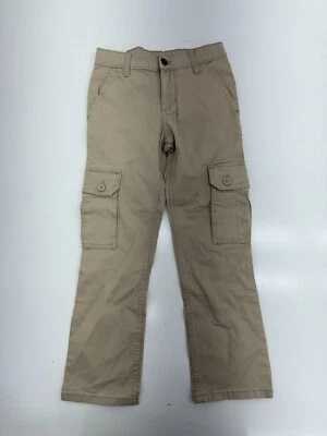Wrangler Tan Slim Straight Fit Cargo Pants Boys Size 8 - Image 1 of 4