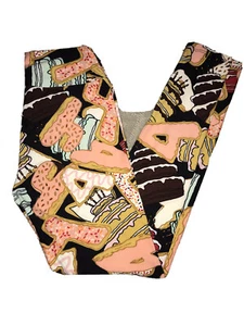 Nuevo con etiquetas LuLaRoe OS Talla Única RAROS 4o Cumpleaños Pastel Galletas Leggings - Imagen 1 de 4
