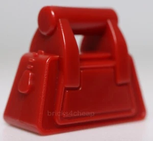 Lego rojo oscuro minifigura bolso cartera - Imagen 1 de 3