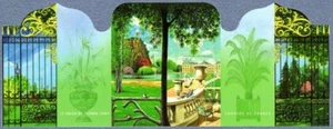 OFFRE FLASH Bloc feuillet 2 timbres LE SALON DU TIMBRE 2004 Jardins de France - Imagen 1 de 1