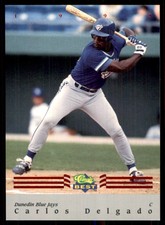 1992 Classic Best Blue Bonus Carlos Delgado Dunedin Blue Jays #BC6