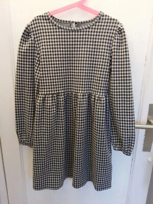 Robe noire vichy Kiabi Taille 10 ans - Photo 1/2