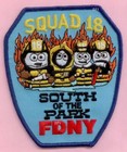 New York City Fire Dept Squad 18 Patch South Of The Park