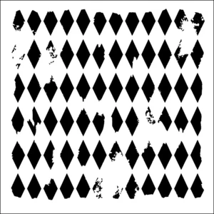 TCW 6 x 6 stencil TCW202s MINI HARLEQUIN - Picture 1 of 1
