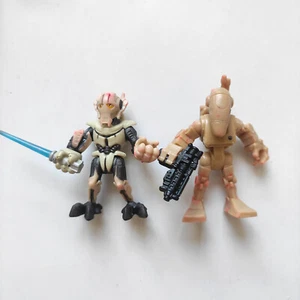 Playskool Star Wars Galactic Heroes GENERAL GRIEVOUS & BATTLE DROID figures - Picture 1 of 2