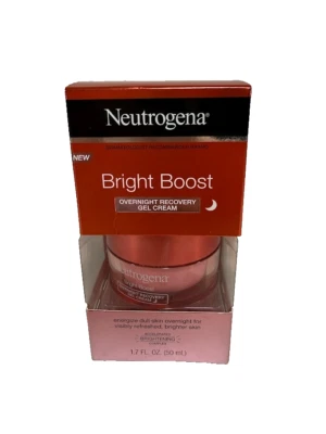Neutrogena Bright Boost Overnight Recovery Gel Crema Iluminadora 1.7 Fl. Oz Nuevo Foto 1 de 3