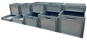 Euro Stacking Heavy Duty Plastic Storage Container Industrial Box Boxes Crates