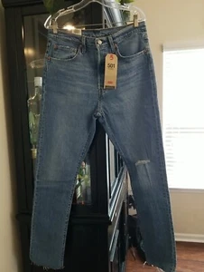 Jeans ajustados Levi's 501 33x30 para mujer - Salsa Sugar (29502-0203) - Imagen 1 de 4
