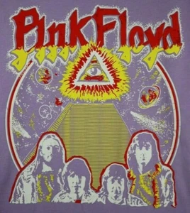 NEW Pink Floyd Size XL Purple Shirt Psychedelic Illuminati Eye Pyramid Space - Picture 1 of 4
