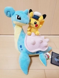 Pokemon Campionati del Mondo 2023 Yokohama Peluche Bambola Lapras Laplace Pikachu - Foto 1 di 8