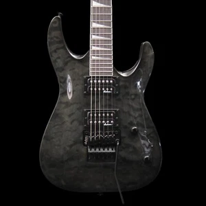 Jackson JS32Q Dinky Arch Top CAD, diapasón amaranto, negro transparente - Imagen 1 de 11