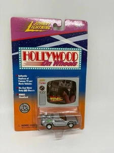 Johnny Lightning Hollywood on Wheels Back to the Future DeLorean - Picture 1 of 9