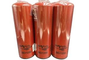 (3) BD7250 Baldwin Oil Filter Replace 1841606-C1, 1842639-C91 (Pack of 3) - Picture 1 of 1