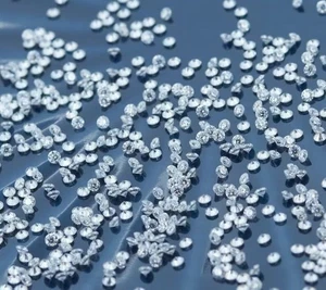 2 MM Round Cut Lab Grown Diamond VS+ Lab Created Diamond For Making Jewellery - Picture 1 of 3