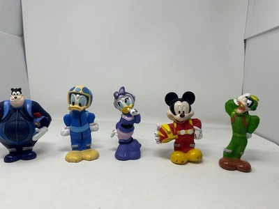 Juego de 5 figuras de goma PVC de Mickey Mouse y los corredores Roadster de Disney Foto 1 de 4