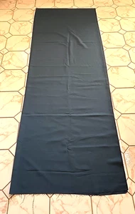 Poliéster verde profundo vintage?  tela 4 1/2 yardas 121" x 60" PA Amish country find - Imagen 1 de 10