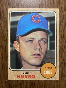 1968 Topps Joe Niekro 475 High Number - Bild 1 von 2