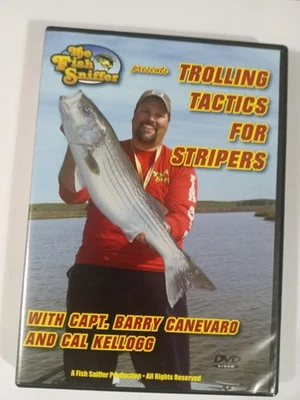 THE FISH SNIFFER TROLLING TACTICS FOR STRIPERS (DVD) - STRIPED BASS - FISHING Foto 1 de 3