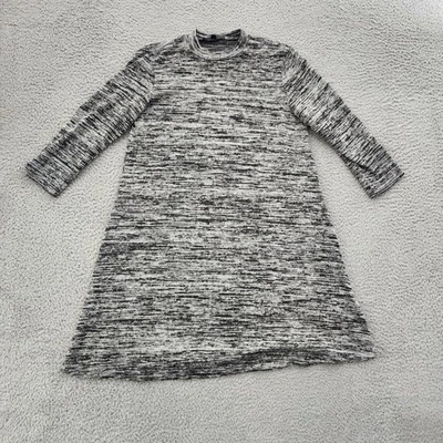 Vestido Tiana B para mujer 6 gris negro tejido espacial manga larga línea A hecho en EE. UU. Foto 1 de 4