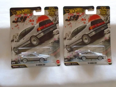 2025 HOT WHEELS, ПРЕМИУМ, АВТОМОБИЛЬНАЯ КУЛЬТУРА, ЯПОНСКАЯ ИСТОРИЯ, 2-EA. 88 HONDA CRX - Изображение 1 из 3