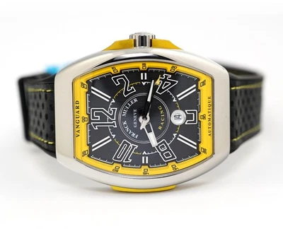 Franck Muller Vanguard Racing Yellow Wristwatch V45 SC DT RCG AC JA - Image 1 of 4