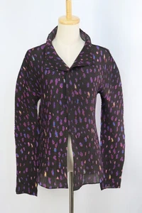 ISSEY MIYAKE me Black/Purple Pleats Jacket 098 9368 - Picture 1 of 8