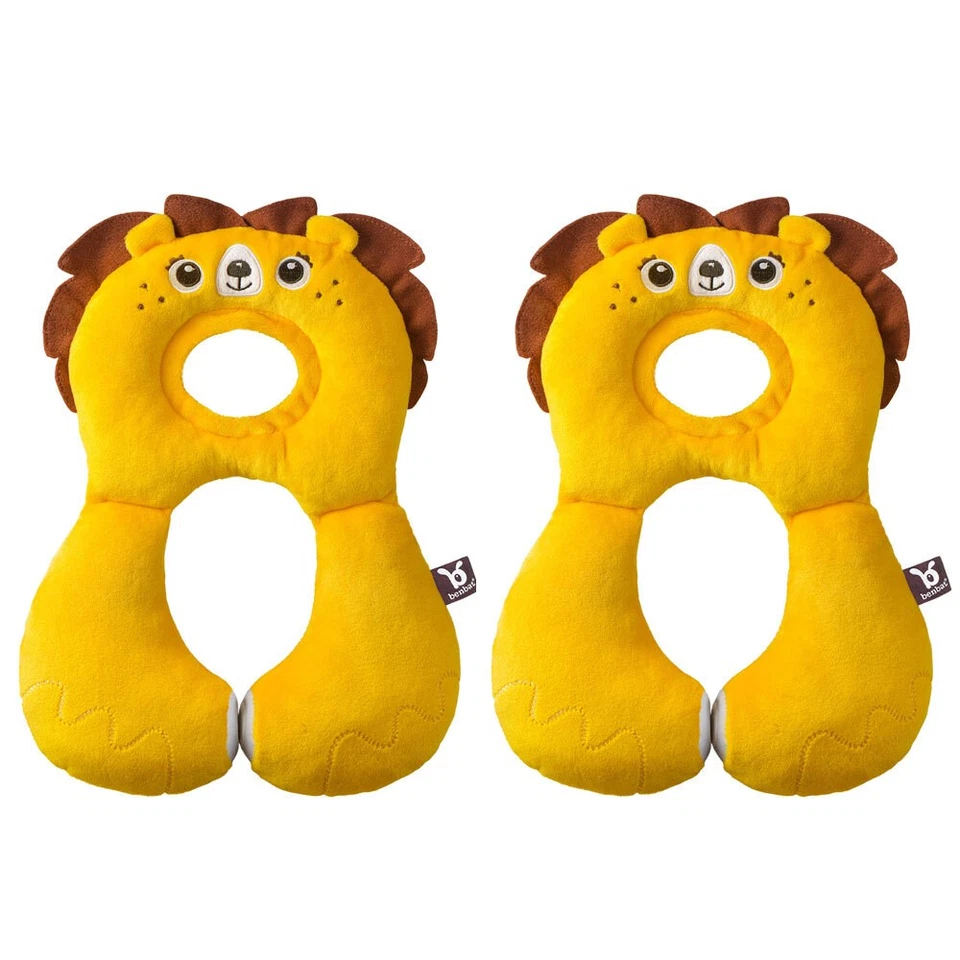 BenBat Travel Friends Child Baby Total Support Pillow Headrest 1-4yrs - Lion