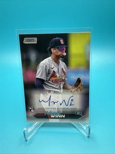 Masyn Winn 2024 Topps Stadium Club SCBA-MW Rookie RC Auto - Picture 1 of 2