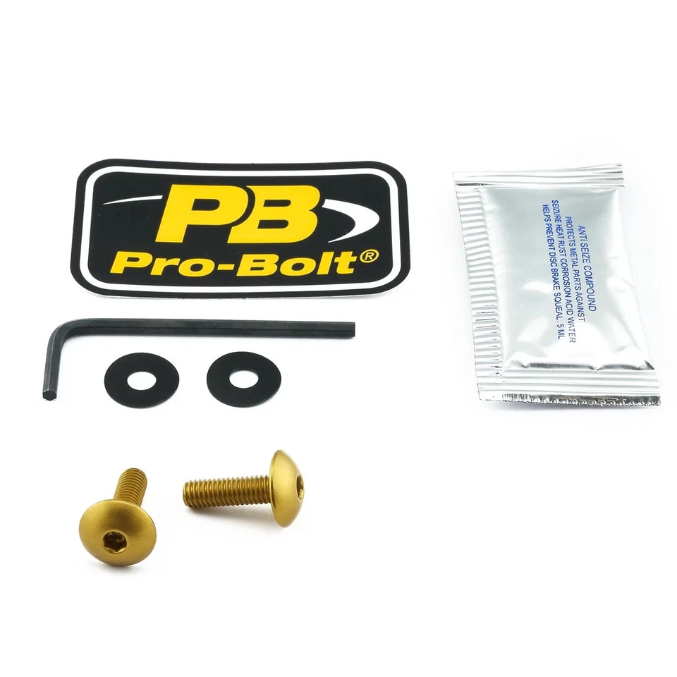 Pro Bolt Aluminium Screen Bolt Kit Gold For Yamaha MT-03 ABS 2016-2022 - Image 1 of 1