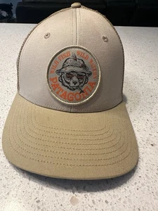 Sombrero Patagonia - Sombrero de Camionero - Griz Salvaje “Toma un Soporte” Gorra SnapBack Malla Senderismo - Imagen 1 de 15