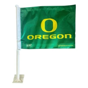 Rico Industries University Of Oregon Ducks Football Car Flag - Picture 1 of 2