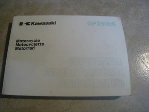 GPZ 500 S EX500DEA E9 2002 Rider's Manual Owner's Manual - Picture 1 of 6