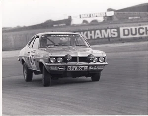 FOTO DE PRENSA ORIGINAL VAUXHALL FIRENZA BARRIE WILLIAMS AVON TOUR SILVERSTONE 1973 - Imagen 1 de 2
