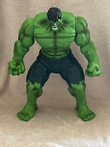2008 Marvel Hulk Smash N Stomp Talking Action Figure Light Up Eyes Hasbro Works