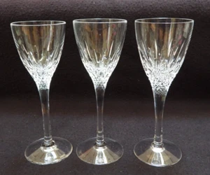 LOTTO 3 bicchieri Stuart Crystal modello Madison Sherry Port Cordial alti 6 3/8" - Foto 1 di 9