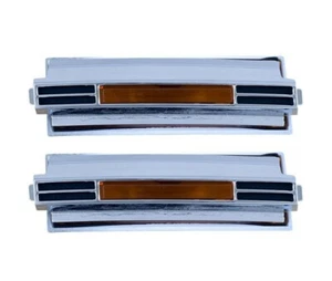 Mustang Hood Scoop Turn Signal Lights Pair 1969 - 1970 - Picture 1 of 2