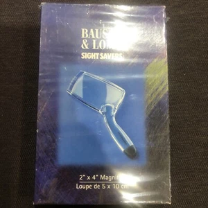 Bausch & Lomb Sight Savers 2” By 4” Loupe De 5 By 10 Cm Magnifier  - Picture 1 of 4