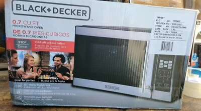 💥 Microondas de acero inoxidable Black + Decker 0,7 pies cúbicos 700 vatios, 💥👌 Foto 1 de 4
