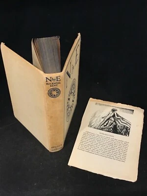 N by E Rockwell Kent Inscribed Illustrated 2nd Printing 1930 Foto 1 de 4