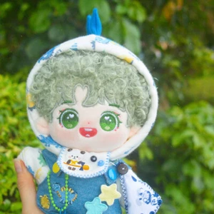 Genuine 15cm 20cm No Attributes Curly Hair KPOP Plush Doll Stuffed Toy New【nude】 - Picture 1 of 14