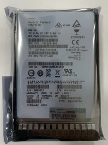 HPE 800GB SAS 12G HE SFF SC 2.5" SSD 741159-B21 741234-001 - Picture 1 of 5
